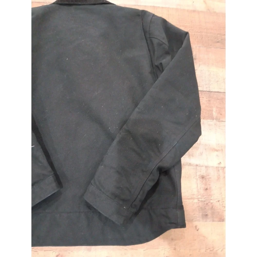 Carhartt Barn Jacket Men Black Relaxed Fit Blanket Lined OJ3828-M Rare‎ Limited